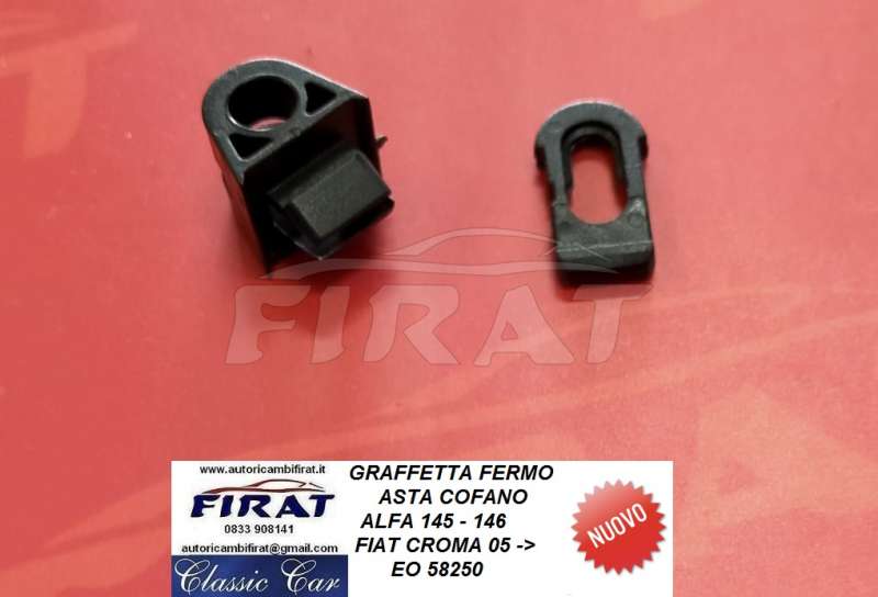 GRAFFETTA FERMO ASTA COFANO ALFA 145-146 FIAT CROMA 05
